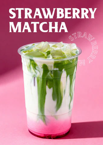 Strawberry Matcha Syrup Pack