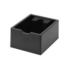 Muvna Portafilter Holder and Knock Box: Black