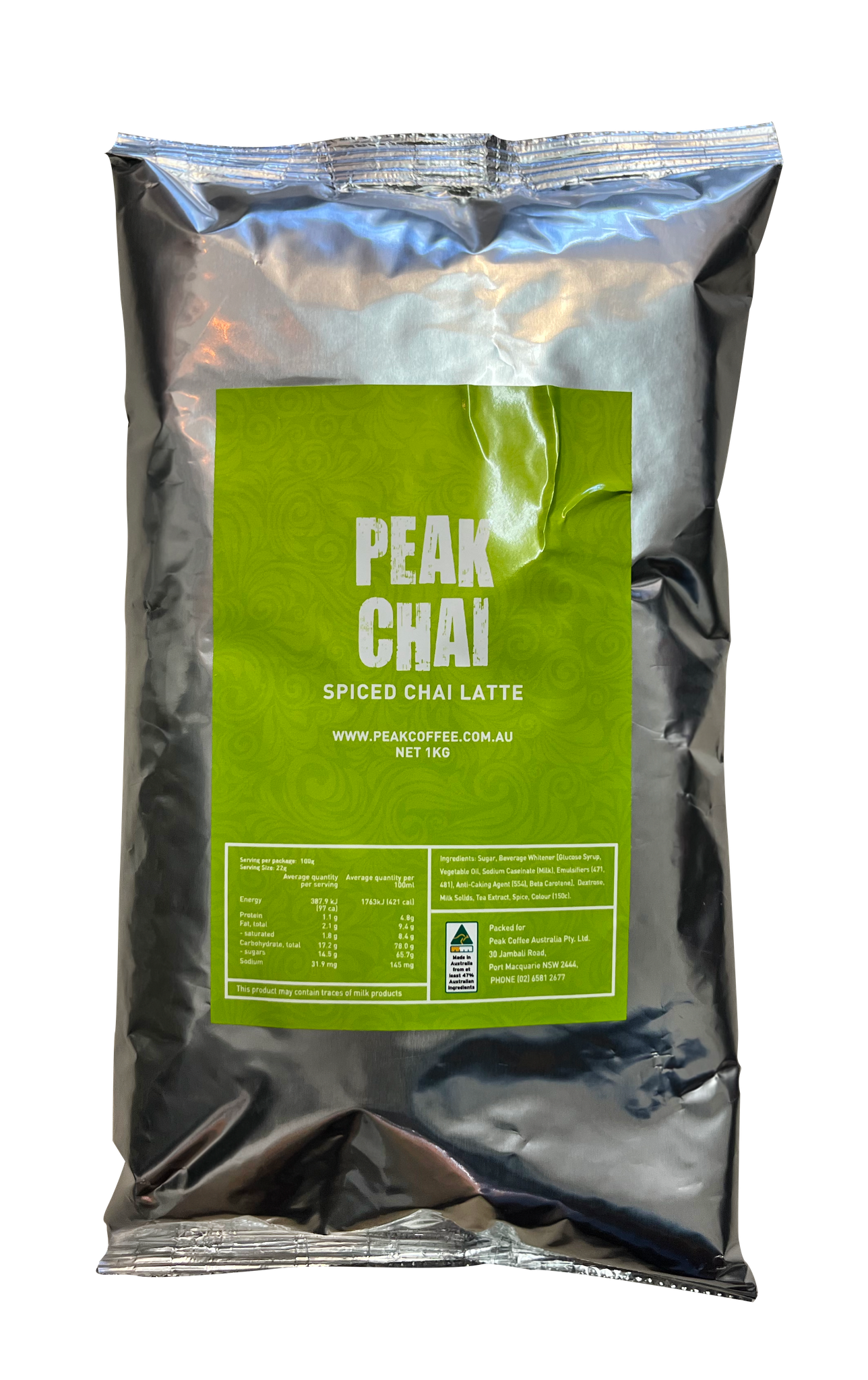 Peak Spiced Chai Latte - 1kg